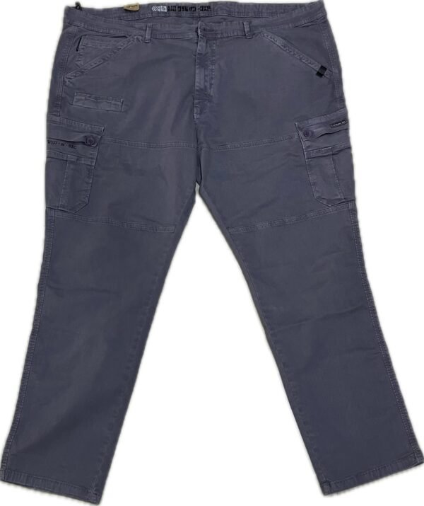 Men's Grey Cargo Pants - Image 2