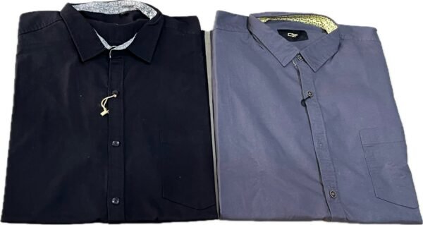 Men’s 4XL Solid Short Sleeve Shirt - Image 5