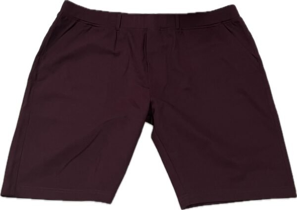 Men’s 3XL Maroon Smart Casual Shorts - Image 2
