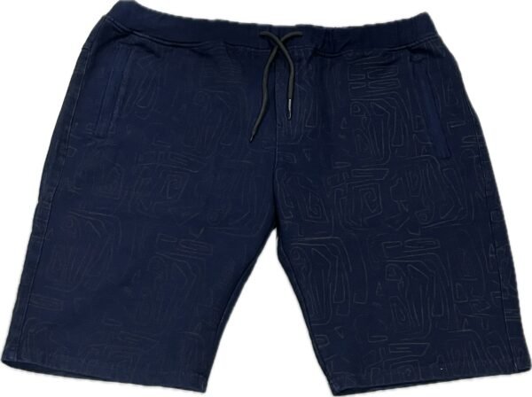 Men’s 3XL Cotton Denim-Look Printed Shorts | - Image 2