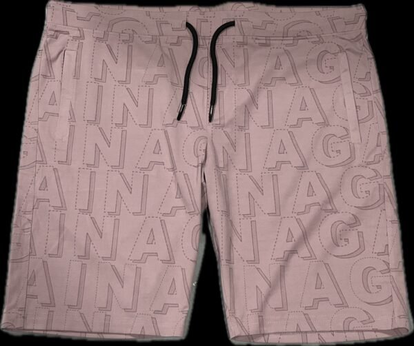 Men’s 2XL & 3XL Pink Printed Shorts - Image 2