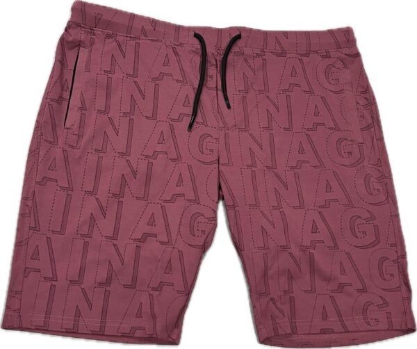 Men’s 2XL & 3XL Pink Printed Shorts - Image 3