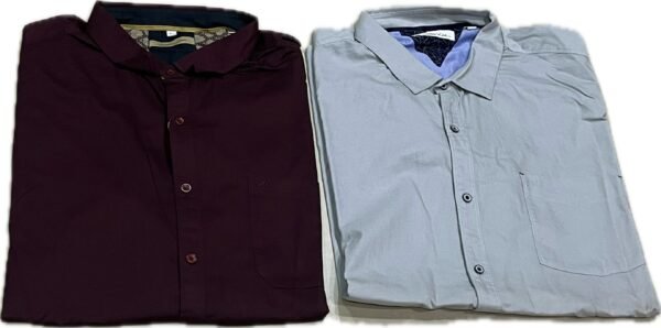 Solid Color Plus-size Half sleeve Shirt | 9XL - Image 5