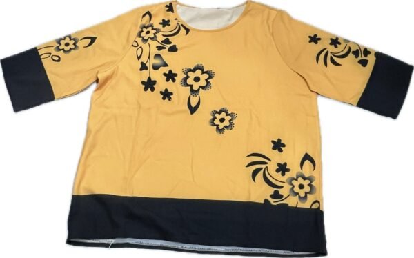 Floral-Printed Top with Diamond Embellishments - Image 5