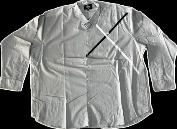 Luxe Graphite Shirt for Men in 5XL - Image 2