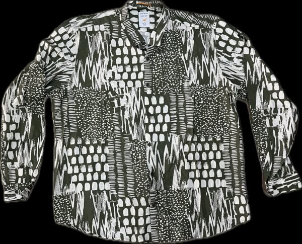 Men’s 4XL Abstract Printed Shirt - Image 2