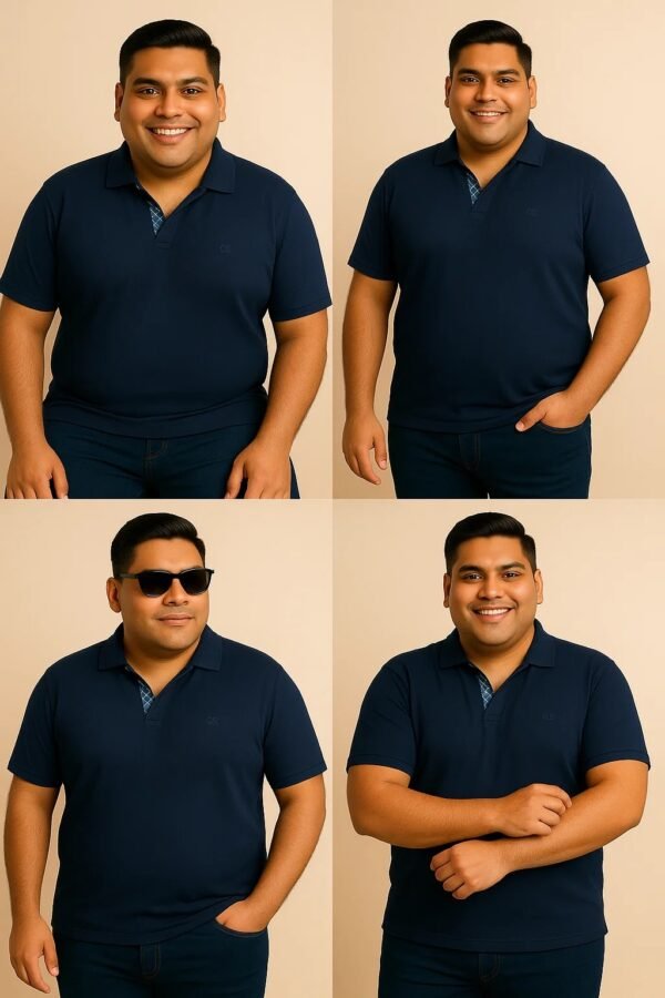 Men’s Smart Polo T-Shirts – 3XL To 8XL - Image 9
