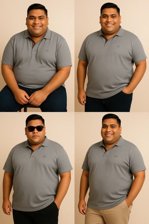 Men’s Smart Polo T-Shirts – 3XL To 8XL - Image 11
