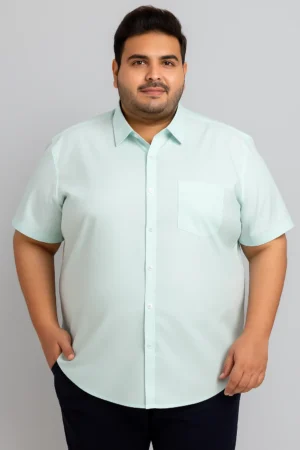 Men’s Light Mint Green Shirt in 4XL