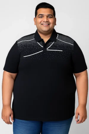 Men’s 9XL Black T-Shirt
