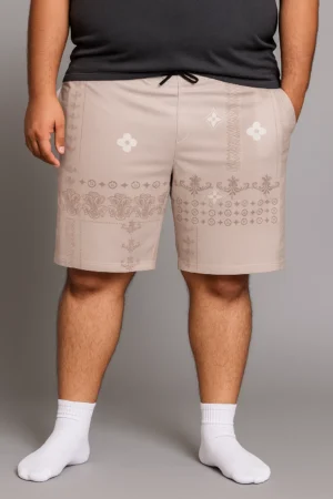 2XL Printed Onion Colour Casual Shorts