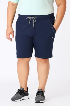 Men’s Casual Shorts with Button and Drawstring