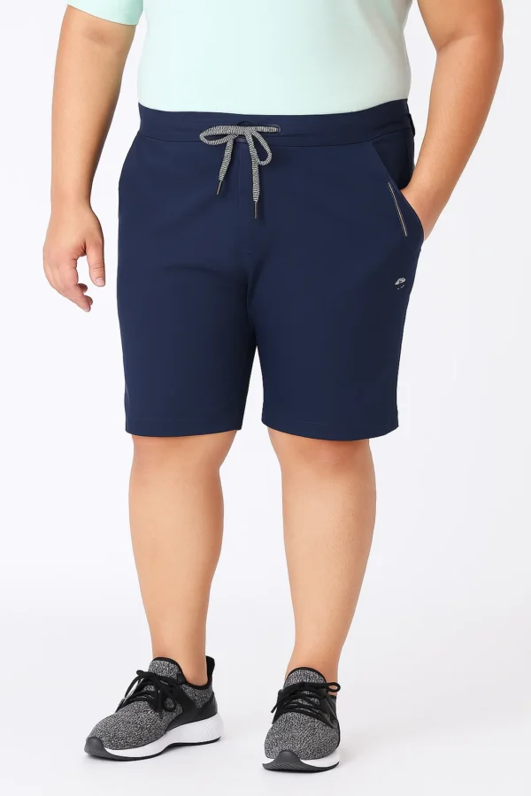 Men’s Casual Shorts with Button and Drawstring