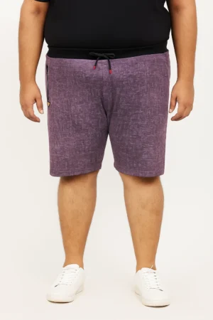 Men’s Purple Shorts with Pockets in 5XL