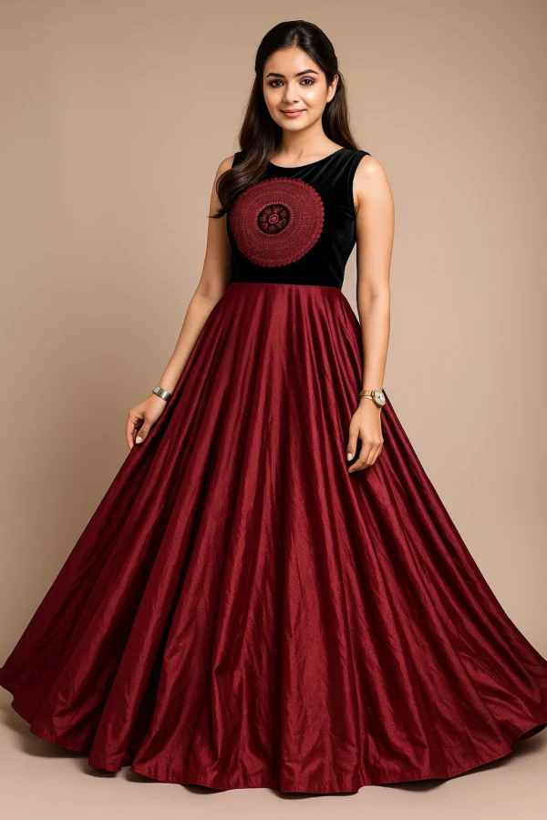 Women’s Flared Long Gown