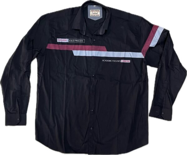 Men’s 4XL Black Graphic Print Shirt - Image 2