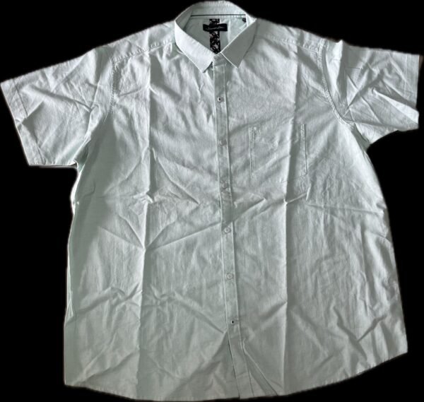 Men’s Light Mint Green Shirt in 4XL - Image 2