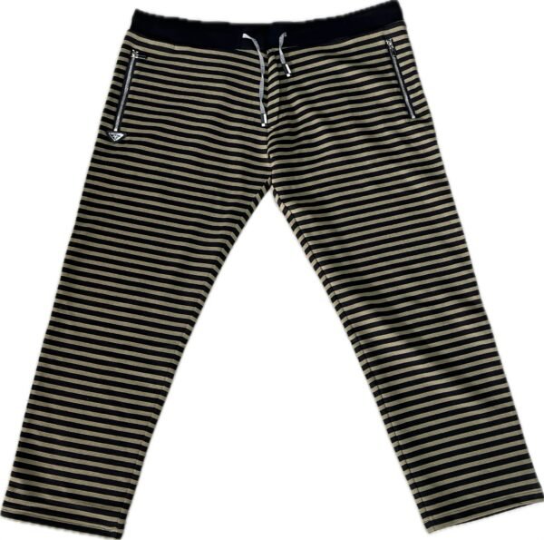 Men’s Striped Track Pants with Zipper Pockets - 5XL - Image 2