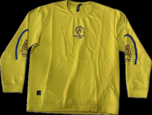 3XL Yellow Full Sleeve Graphic T-Shirt - Image 2